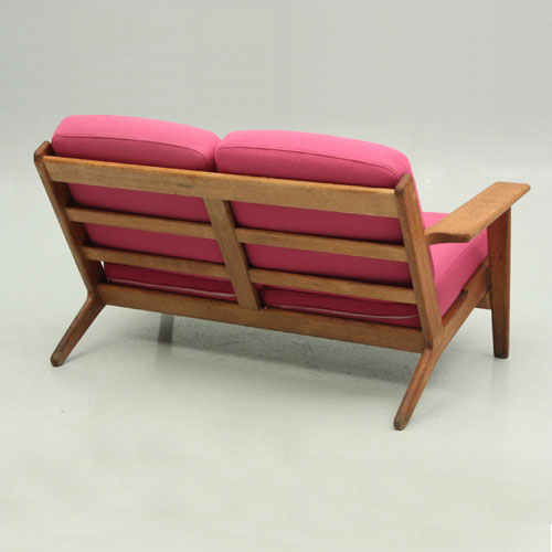 Hans J Wegner Style GE 290 2 Seat Sofa